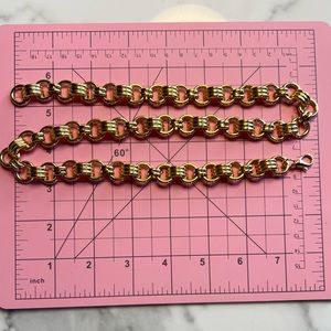 VINTAGE thick gold tone chain